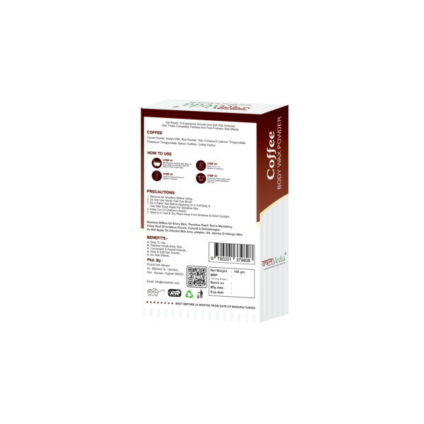 Coffee Hair Removal Powder (100g) - 10 Minute Full Body Wax: Easy and Convenient Hair Removal Solution - Image 2