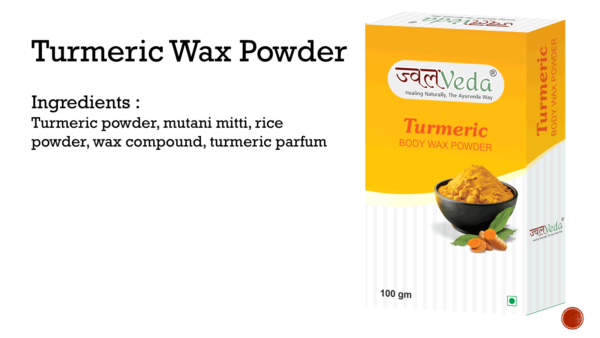 Turmeric Hair Removal Powder (100g) - 10 Minute Full Body Wax: Easy and Convenient Hair Removal Solution - Image 3